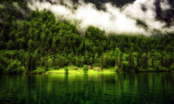 Картинка природа реки озера туман река отражение