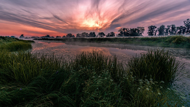 Обои картинки фото природа, реки, озера, провинция, бранденбург, германия