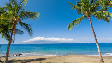 обоя hawaiian beach, природа, тропики, hawaiian, beach
