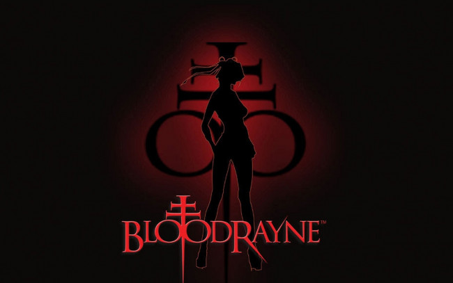 Обои картинки фото видео игры, bloodrayne, знак, девушка