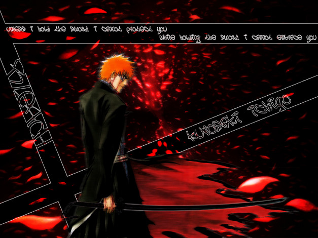 Обои картинки фото аниме, bleach