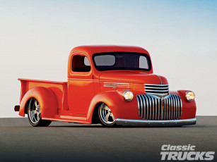 Картинка 1946 chevrolet truck автомобили custom pick up