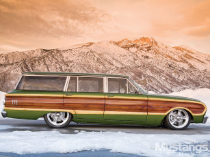 Картинка 1963 falcon squire wagon автомобили ford