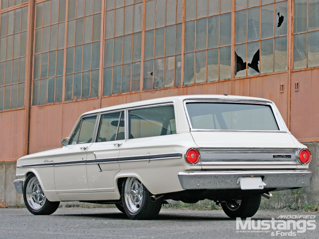 Обои картинки фото 1964, ford, ranch, wagon, автомобили