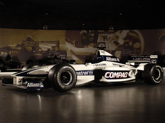 Обои картинки фото bmw, williamsf1, fw22, автомобили, formula, williams