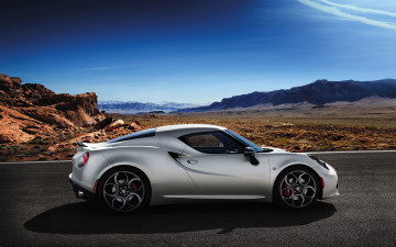 Картинка alfa romeo 4c launch edition автомобили италия fiat group