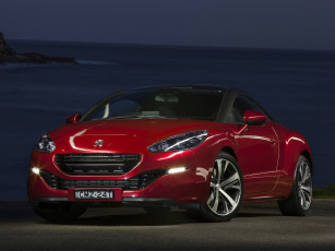 обоя автомобили, peugeot, красный, -spec, rcz, au