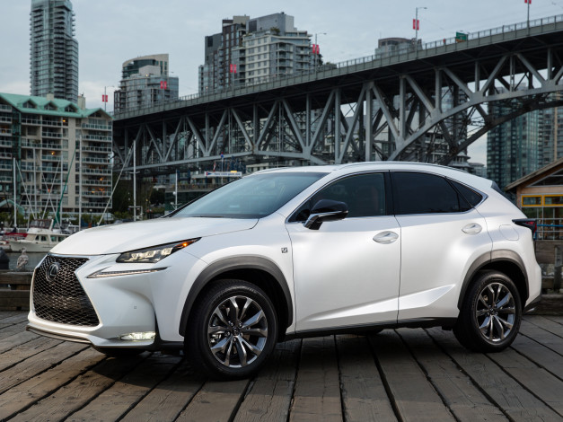 Обои картинки фото автомобили, lexus, светлый, 2015г, nx, 200t, f-sport