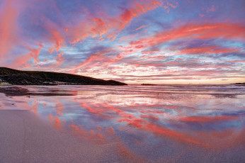 Картинка природа восходы закаты море пляж побережье