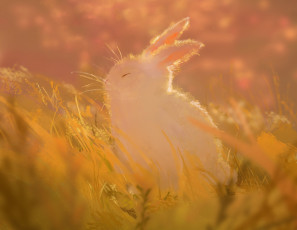 Картинка рисованное животные +зайцы +кролики кролик