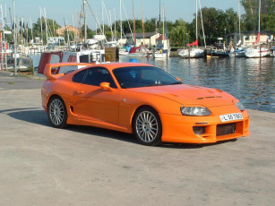 Картинка toyota supra автомобили