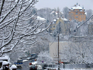 Картинка зима города улицы площади набережные