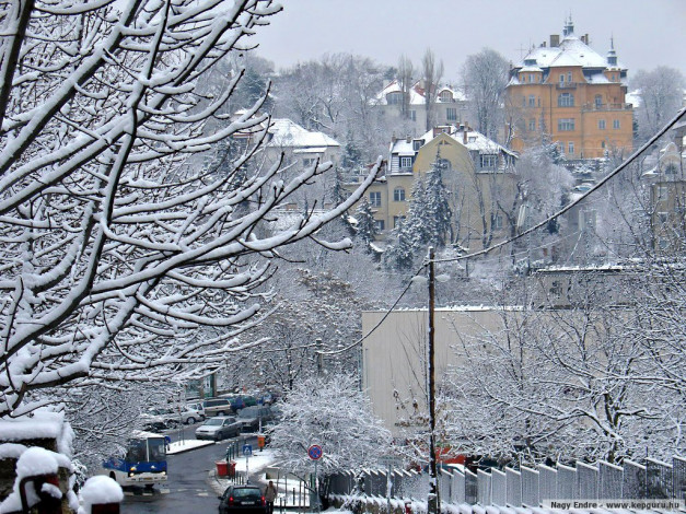 Обои картинки фото зима, города, улицы, площади, набережные