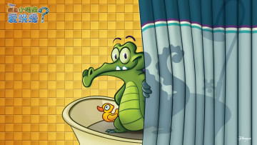 Картинка видео игры where’s my water крокодил