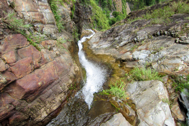 Обои картинки фото waterfalls, природа, реки, озера, ущелье, река, горы, поток