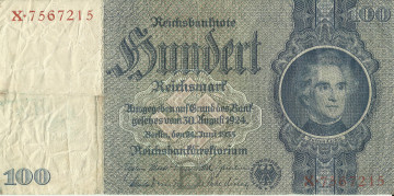 Картинка разное золото купюры монеты германия деньги рейхсмарка банкнота