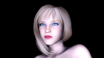 Картинка 3д графика portraits портрет девушка лицо