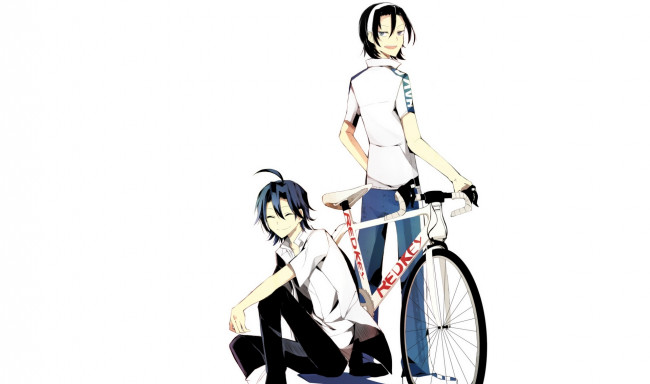 Обои картинки фото аниме, yowamushi pedal, парни