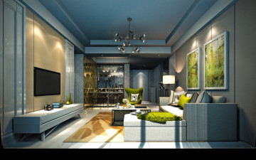 Картинка 3д+графика реализм+ realism interior гостиная интерьер мебель