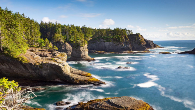 Обои картинки фото cape flattery, washington state, природа, побережье, cape, flattery, washington, state