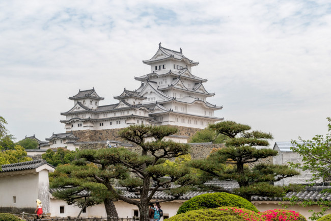 Обои картинки фото himeji castle, hyogo, japan, города, замки японии, himeji, castle