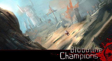 обоя видео игры, bloodline champions, человек, идол