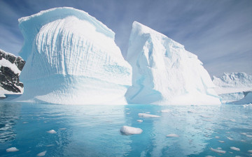 Картинка природа айсберги ледники