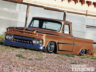 Картинка 1965 chevrolet c10 автомобили custom pick up