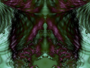 Картинка 3д графика fractal фракталы тёмный фрактал узор цвета