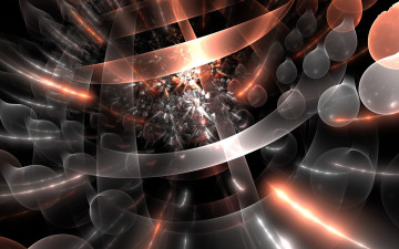 Картинка machine 3д графика fractal фракталы объем кольцо