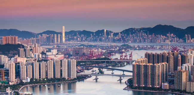 Обои картинки фото города, гонконг, китай, панорама