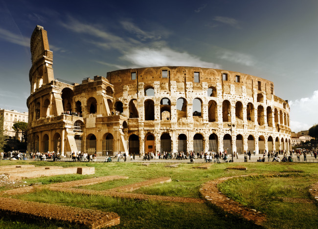 Обои картинки фото города, рим, ватикан, италия, rome, italy, colosseum, колизей