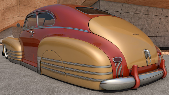 Обои картинки фото автомобили, 3д, 1948, chevrolet