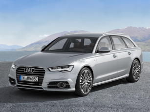 Картинка автомобили audi 4g c7 avant 2-0 tdi s-line a6 серый 2014г