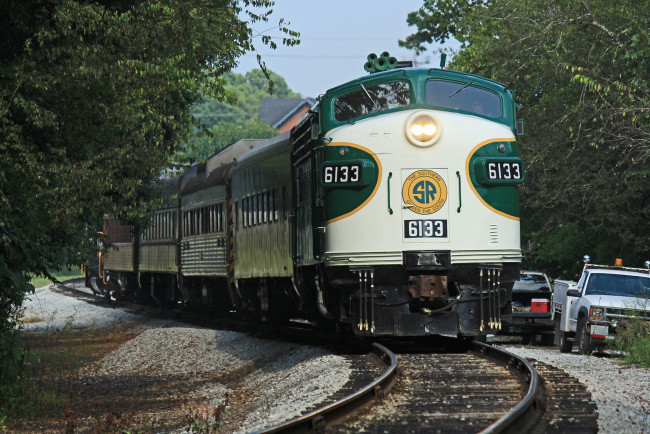 Обои картинки фото техника, поезда, локомотив, рельсы, дорога, железная, состав
