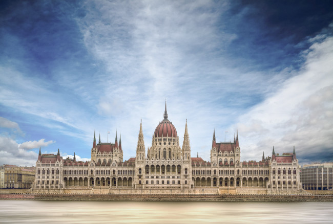 Обои картинки фото города, будапешт , венгрия, будапешт, здание, парламент