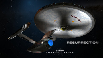 Картинка видео+игры star+trek+constellation космический корабль полет вселенная