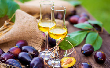 Картинка еда напитки +вино plum wine вино сливы бокалы