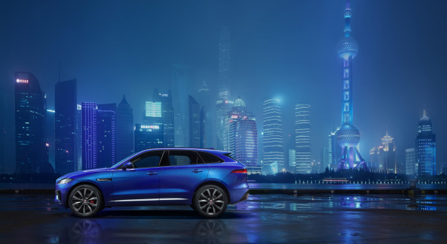 Обои картинки фото автомобили, jaguar, 2016г, f-pace