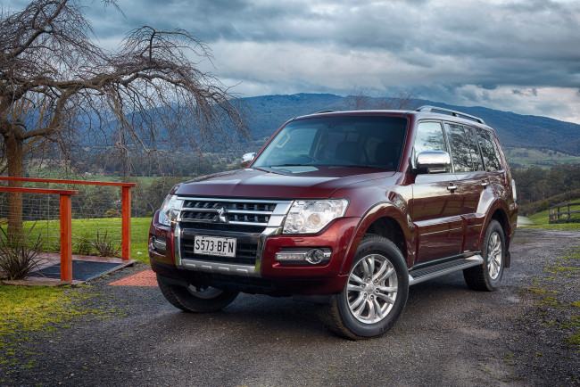 Обои картинки фото автомобили, mitsubishi, 2014г, 5-door, pajero, au-spec