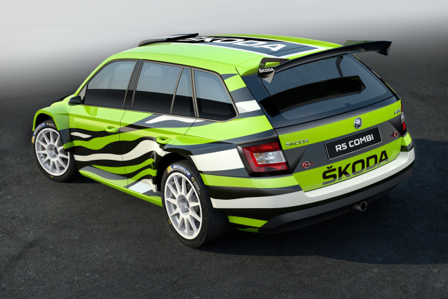 Обои картинки фото автомобили, skoda, fabia, 2015г, nj, concept, combi, r5