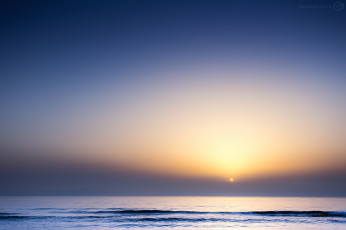 Картинка природа восходы закаты волны небо море закат горизонт