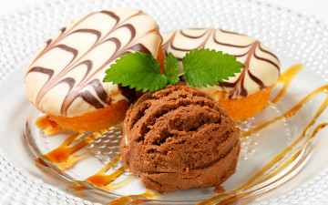 Картинка еда мороженое +десерты пирожное шоколад десерт выпечка