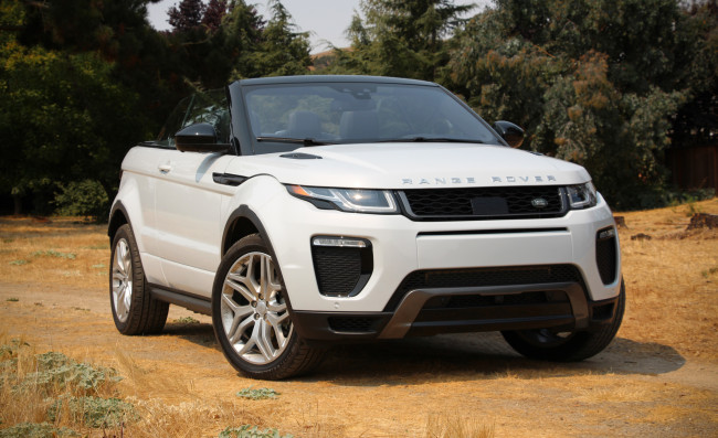 Обои картинки фото автомобили, range rover, convertible, range, rover, evoque, 2017г, north, america