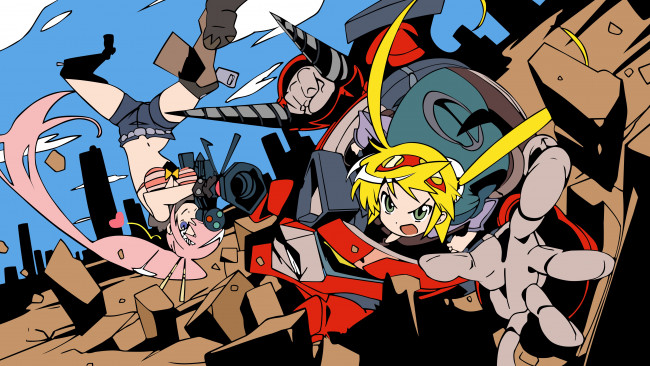 Обои картинки фото аниме, tengen toppa gurren-lagann, персонажи