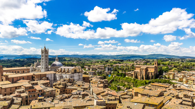 Обои картинки фото siena, города, - панорамы, простор