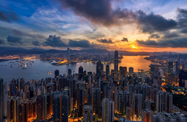 Обои картинки фото hong kong, города, гонконг , китай, простор