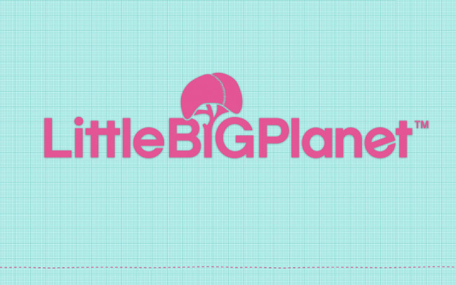 Обои картинки фото видео игры, little big planet, надпись, фон, дерево