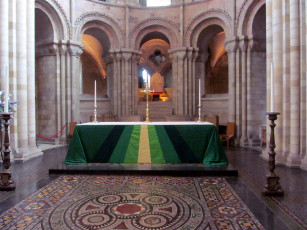 обоя main altar norwich cathedral, norfolk, uk, интерьер, убранство,  роспись храма, main, altar, norwich, cathedral