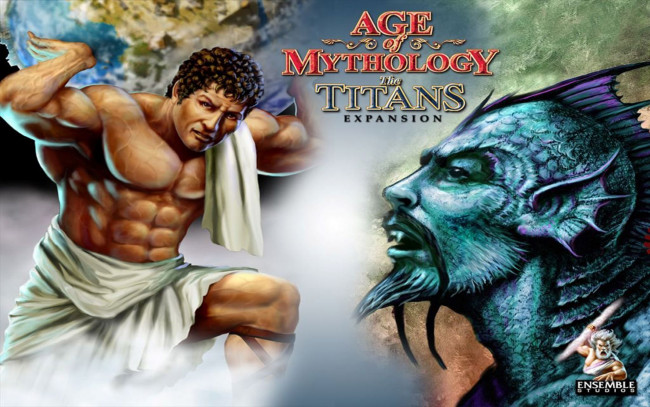 Обои картинки фото видео игры, age of mythology, титаны, боги